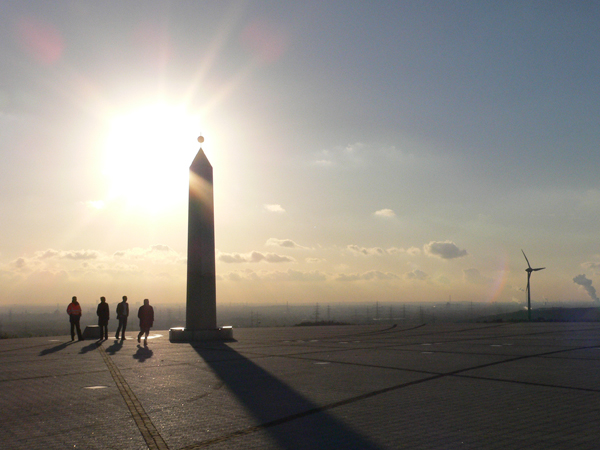 Sonne über Halde Hoheward